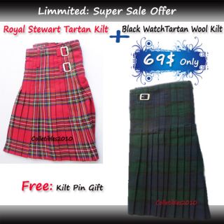 specifications of kilts this deal is for royal stewart and black watch