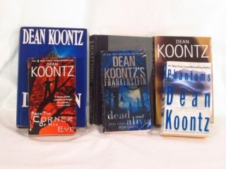 Lot of 6 Dean Koontz Novels Dead & Alive Frankenstein Taking Phantoms