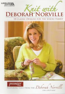 Knit with Deborah Norville 18 Classic Designs Less Than 1 2 Price Sale