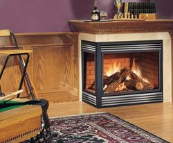 Direct Vent Gas Fireplace Corner Design 30000 BTU