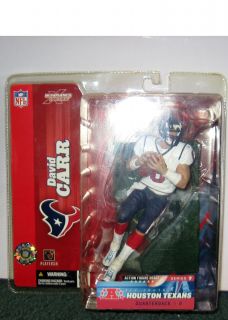 2003 David Carr McFarlane Series 7 NFL Football Figure Houston Texans