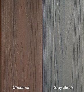 Fiberon Pro Tect Capped Composite Decking Chestnut Gray Birch