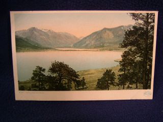 Description Fine early Detroit Publishing postcard showing Twin Lakes