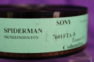 Spiderman Movie Trailer Teaser 1 35mm 2001 WTC Twin Towers Prior to 9