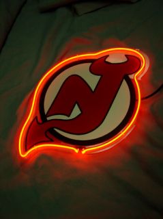 New Jersey Devils Hockey Beer Bar Neon Light Sign PP014