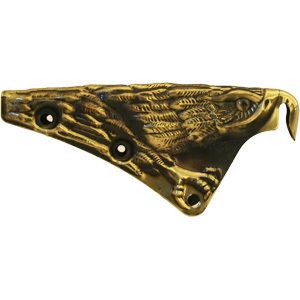 MSA Cairns M8 3D Brass Carved Eagle 6 Front Holder with Fasteners New
