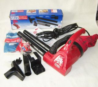 this is a dirt devil ultra corded hand vac model