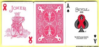 3DECKS Bicycle Breast Cancer Playing Cards Collection