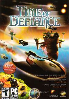 Time of Defiance Strategy RPG MMO PC Game New XP Box 060015030039