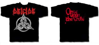 Deicide CD lgo Once Upon The Cross Official Shirt XL New