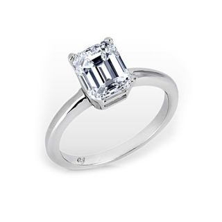 71 Ct Emerald Diamond Engagement Ring I VVS2 564433303