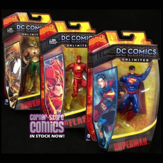 DC Comics Unlimited Action Figure Set of 3 Hawkman Superman Flash