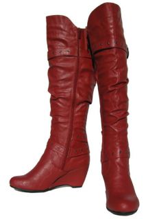 women s boots shoes new della 5a red size womens 9 us we are not a