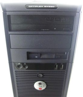 Dell Optiplex GX620 Minitower PC Intel Pentium D 3 0GHz 1GB 40GB CD
