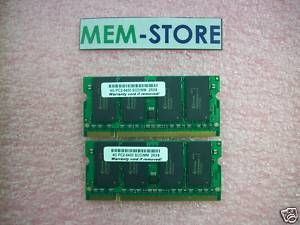 8GB 2x4GB PC2 6400 DDR2 800 SODIMM Memory for Dell