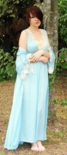 Vintage Aldenaire Wedding Nightie Innocent Nightgown Lacy Peignoir