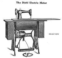 philip diehl s treadle controlled electric motor