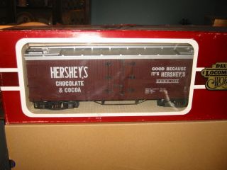 Delton Locomotive Works Herseys Chocolate Cocoa Reefer
