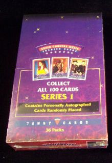1993 Tenny Cards Country Music Series 1 Trading Card Box
