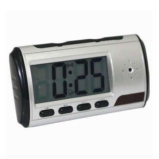digital clock hidden spy camera dvr usb motion alarm   $75.00 USD