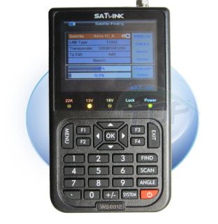  Hot Portable SatLink Digital Satellite Finder Meter DVB S FTA WS 6912