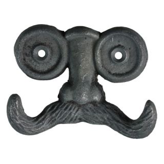 Decorative Wall Hook   Mustache   Coats   Keys   Jewelry   Cast Iron