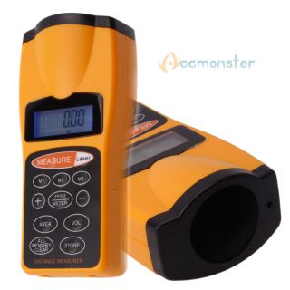 Ultrasonic Tape Measure Distance Meter Laser Pointer Digital Tape