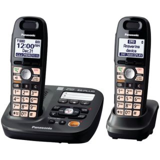  kx tg6592t dect 6 0 plus cordless amplified phone 2 handset system