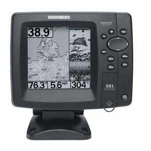 HUMMINBIRD 581i GPS FISH / DEPTH FINDER Sonar WORLDWIDE SHIPPING from