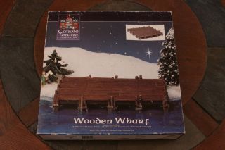 Lemax Carole Towne Collection Wooden Wharf New in Box