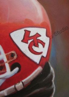 Derrick Thomas Kansas City Chiefs Canvas Oil Painting