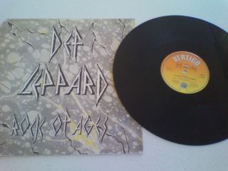 Def Leppard 1983 ROCK OF AGES record album Vertigo records london