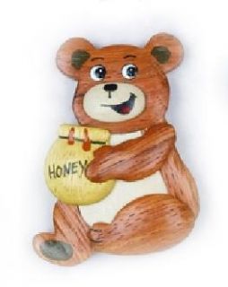  Assorted Animal Statue Letter Opener Desk Accessories, Honey Bear