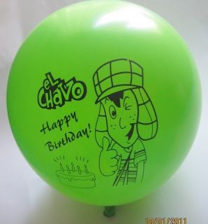 El Chavo Del 8 Balloons x24 Party Supplies Favors Birthday Fiesta