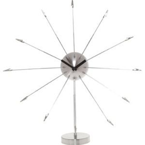 Kikkerland Modern Desktop Clock Spider Clip New in Box Great Gift for