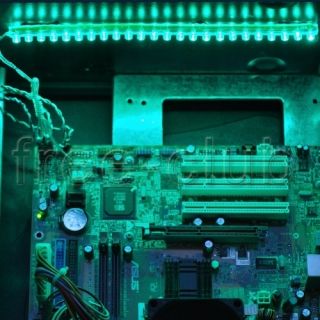DIY Computer Desktop Case LED Light Mod Kit Neon Green