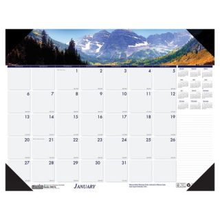  Doolittle Photographic Monthly Desk Pad Calendar Mountains 2012