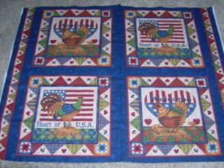 Heart of U s A Chicken Fabric Discontinued