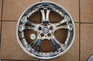 Zenetti Mystic Chrome 18 18x8 One Wheel Only RARE Discontinued