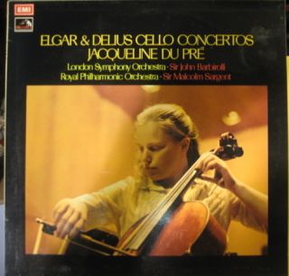 Jacqueline Du Pre Elgar Delius Concertos LSO RPO HMV