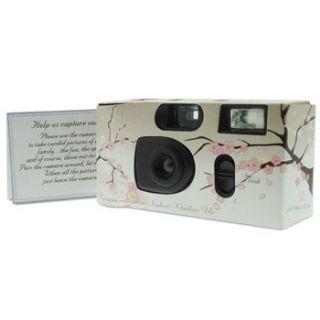 10 Asian Cherry Blossom Disposable Wedding Camera Favor