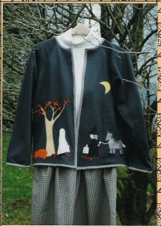  Night jacket and skirt quilt pattern by Nancy Dever of Nancys Cut Ups