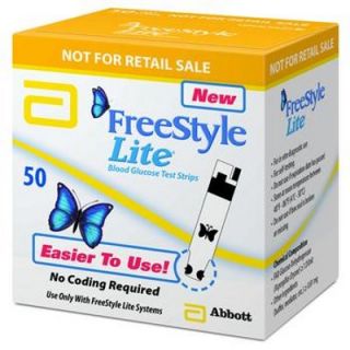 1200 Freestyle Lite Blood Glucose Monitor Test Strips