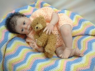 ADORABLE REBORN BABY GIRL DOLL DENISE PRATTS IRELYN MUST SEE !!