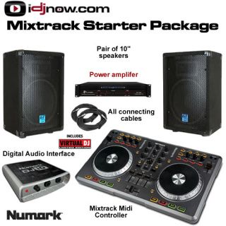 Numark Mixtrack Complete DJ System Package w Virtual DJ