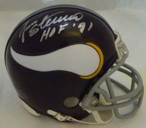 Jan Stenerud Autographed Minnesota Vikings Mini Helmet