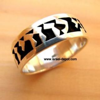 Silver Ring Ani Le Dodi Hebrew Wedding Bridal Jewish