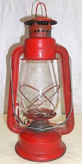 Vintage Dietz Railroad Lantern Special Kmart Edition Red with Clear
