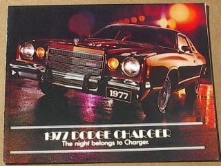 Dodge Charger Daytona SE 1977 77 Mopar Brochure Dealer