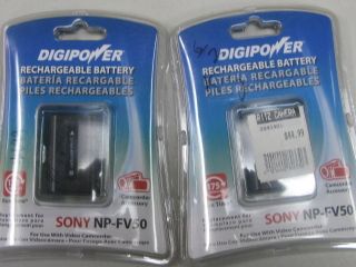 Digipower Replacement Battery for Sony NP FV50 Double Pack